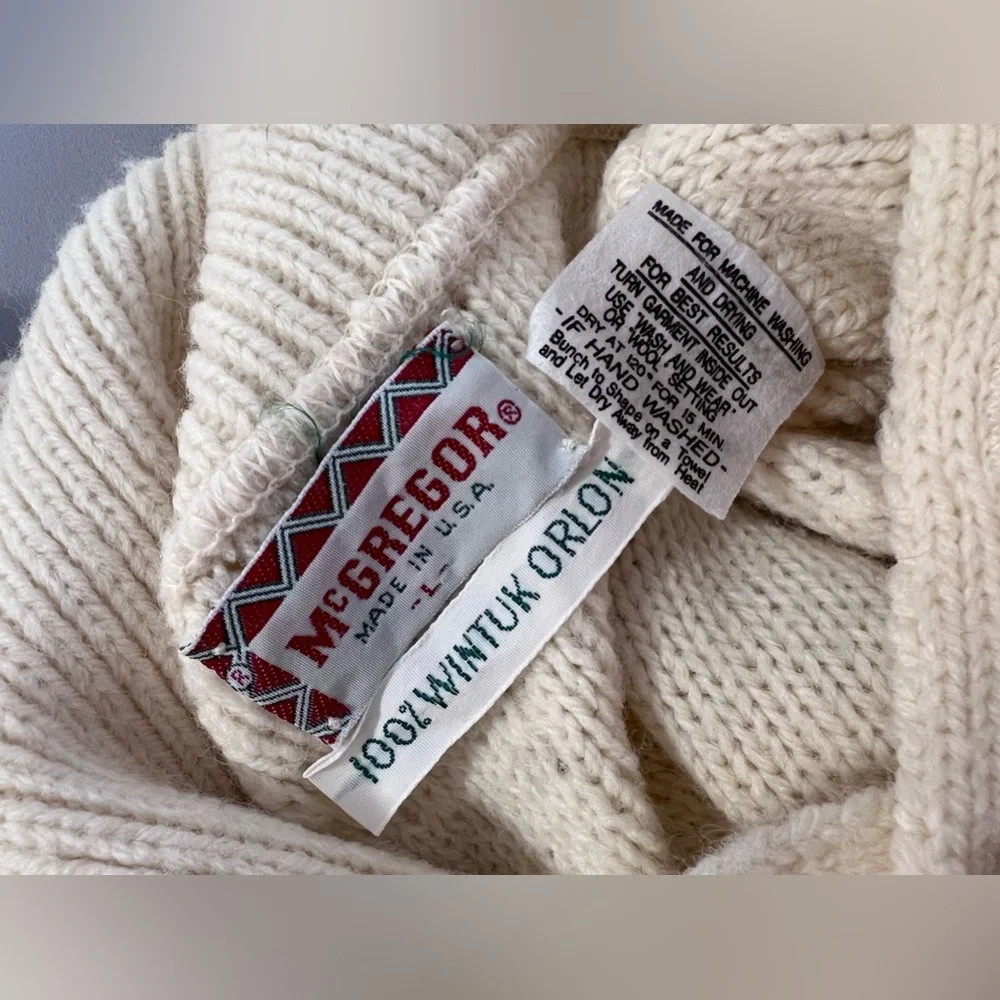 Rare Vintage McGregor Men’s‎ Sweater Sz Large 100% Wintok Orlon